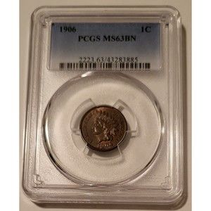 1906 Indian Head Cent MS63 BN PCGS